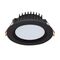BOOST-10 Round 10W Recessed Dimmable Led Tricolour IP54 downlight - Black