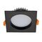 DECO-13 Square 13W Dimmable LED Tricolour IP44 Downlight - Black