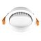 DECO-13 Round 13W Dimmable LED Tricolour Tiltable IP44 Downlight - White