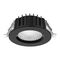NEO-PRO Round 13W Recessed Dimmable LED Tricolour IP65 Downlight - Black