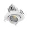SCOOP-13 Round 13W Adjustable LED Dimmable Downlight - White