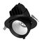 SCOOP-25 Round 25W Adjustable LED Dimmable Downlight - Black