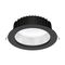 NEO-PRO Round 35W Recessed Dimmable LED Tricolour IP65 Downlight - Black