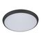 SOLAR-300 Round Tricolour 25W 300MM Slimline LED Dimmable IP54 Oyster Light - Black