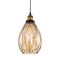 EVELYN Glass 240v E27 1 Light Pendant