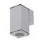 ALPHA-1 Down Only Exterior Wall light GU10 LED 6W 240V IP65 - Anodised Aluminium