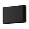 SIERRA RND Round Two Way Wall Light  12W 240V IP65 - Black