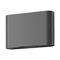 SIERRA RND Round Two Way Wall Light 12W 240V IP65 - Dark Grey