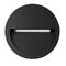 ZAC-4-4W  Round Recessed LED Wall Light IP65 240V - Black