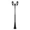 GT-1044 Vienna Twin Head Curved Arms Tall Post - Powder Coated Finish / B22