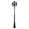 GT-1045 Vienna Three Head Curved Arm Tall Post - Powder Coated Finish / B22