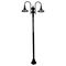 GT-1066 Monaco Twin Head Plain Post - Powder Coated Finish / E27