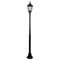 GT-136 Chester 1 Light Short Post Light - Powder Coated Finish / B22