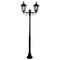 GT-137 Chester Twin Head Medium Post Light - Powder Coated Finish / B22