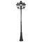 GT-282 Avignon Triple Head Tall Post Light - Powder Coated Finish / B22