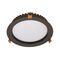 DECO-28 Round 28W Dimmable LED Tricolour IP44 Downlight - Black