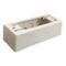 Mounting Block Architrave | Surface Mount | Polycarbonate | White/Black by Transco
