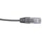 Cat6 RJ45 Patch Lead | 1 Metre | 4 Pair Unshielded | Slim Design | Grey by Cabac