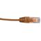 Cat6 Slim Patch Lead 0.3 Metre | 4 Pair Unshielded | Orange by Cabac