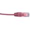 Cat6 Slim Patch Lead | 0.5 Metre | 4 Pair Unshielded | Pink by Cabac