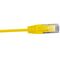 Cat6 RJ45 Patch Lead | 0.3 Metre | 4 Pair Unshielded | Slim Design | Yellow by Cabac