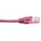 Cat6 RJ45 Patch Lead | 0.5 Metre | 4 Pair PVC Unshielded | Pink by Cabac