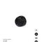 Push Rotary Dimmer Knob | Adjustable Brightness | LED & Incandescent Compatible | Black by Trader