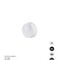 Rotary Universal Dimmer Knob | Matt White | Easy Installation by Trader
