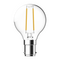 FANCY ROUND 4.2W DIMMABLE  LED FILAMENT LAMP CLEAR 240V - B15