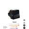 Double Pole Switch Mechanism 10AX 250V | Cat's Eye Matt Black | x5 by Trader