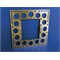 Plaster Bracket for Large Dolly | Galvanised Steel | 84mm Fixing Centre | Horizontal/Vertical Mount by Transco