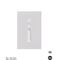 Fan Controller with Light Switch | 240V | Clouded Leopard Matt White by Trader