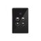 Multi Dimmer Switch 4 Button | 2 Dimmer 2 Relay | 10A Max | Black by Trader
