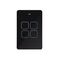 Multi Dimmer Switch 4 Button | 200W Max Load | LED Compatible | Black by Trader