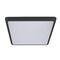SOLAR-300-SQ Square Tricolour 25W 300MM Slimline Led Dimmable IP54 Oyster Light - Black