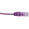 Cat6 RJ45 Patch Lead 3 Metre | 4 Pair Unshielded | Slim Design | Purple by Cabac