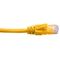 Cat6 RJ45 Patch Lead | 1.5 Metre | 4 Pair PVC Unshielded | Yellow by Cabac
