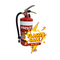 Dry Chemical Powder Extinguisher 2.5kg | 3A:40B:C:E Fire Rating | Wall Bracket Included | Powder Coated Red by Firebox