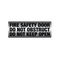 Fire Safety Door Sign | UV-Protected PVC | Metal Finish | Clear Message by Firebox