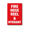 Metal Fire Extinguisher & Hydrant Location Sign | Durable Metal | Clear Visibility | Indoor/Outdoor Use | Firebox