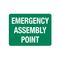 Large PVC Emergency Assembly Point Sign | UV-Protected | High Visibility | 600mm x 450mm by Firebox