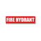 Self-Adhesive PVC Fire Hydrant Location Label | UV-Protected | Easy Application | Clear Visibility by Firebox