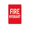 PVC Fire Hydrant Location Sign | UV-Protected | Clear Visibility | Single Unit Packaging by Firebox