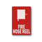 Self-adhesive Fire Hose Reel Sign | UV-Protected PVC | Easy Application & Clear Identification by Firebox