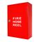 Fire Hose Reel Cabinet with Turn Lock | Powder Coated Steel | UV Protected Red | 36m & 50m Compatible by Firebox
