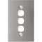Three Gang Stainless Steel Switch | Durable & Corrosion Resistant | Vertical Design by Dexton