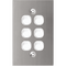 Five Gang Stainless Steel Switch | Durable Construction | Vertical Design by Dexton