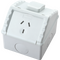 Outdoor Weatherproof Power Socket | 15A Current Rating | IP53 Protection | Single Socket by Dexton