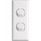 Standard Double Architrave Switch | Vertical Design | Durable Build | Indoor Use by Dexton