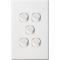Five Gang Switch Vertical | 16 Amps Rating | Slim Design | Indoor Use by Dexton